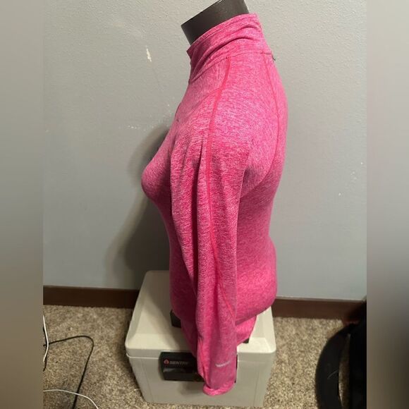 Nike Drifit Women‘s XS Half ZIP Pink Running Pullover - Picture 2 of 7